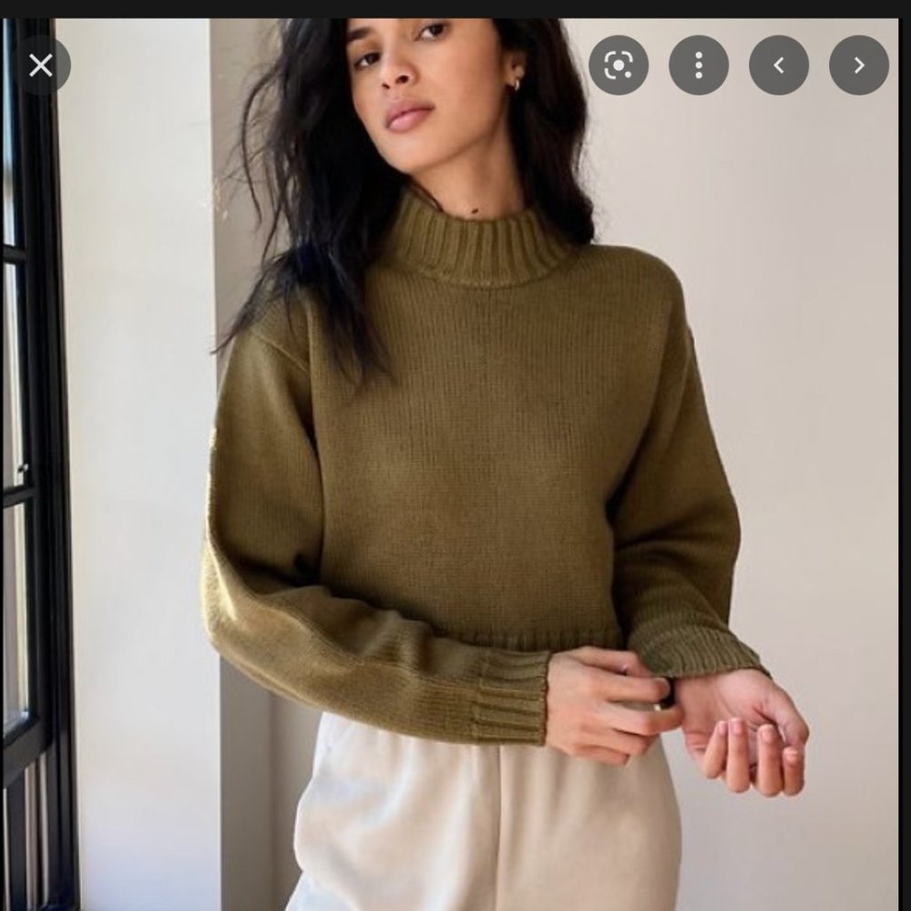 Aritzia Wilfred Free Harper Sweater Wool